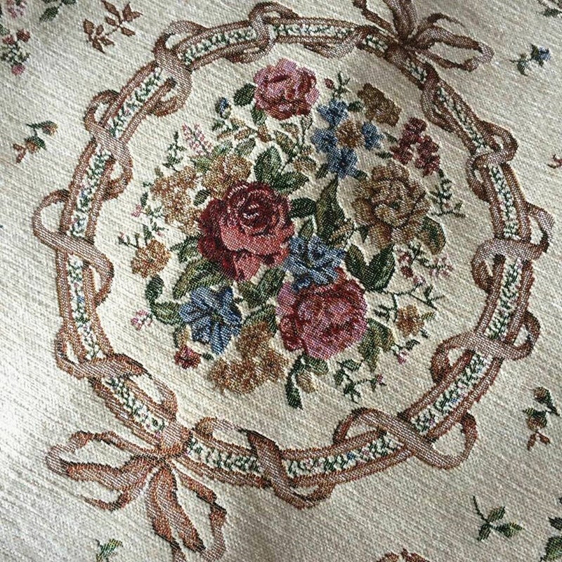 Ukeler Royal Collection New Traditional Oriental Round Rug Home Decor Collection Floral Round Rugs Carpet for Bedroom,4'x4' - Image 4